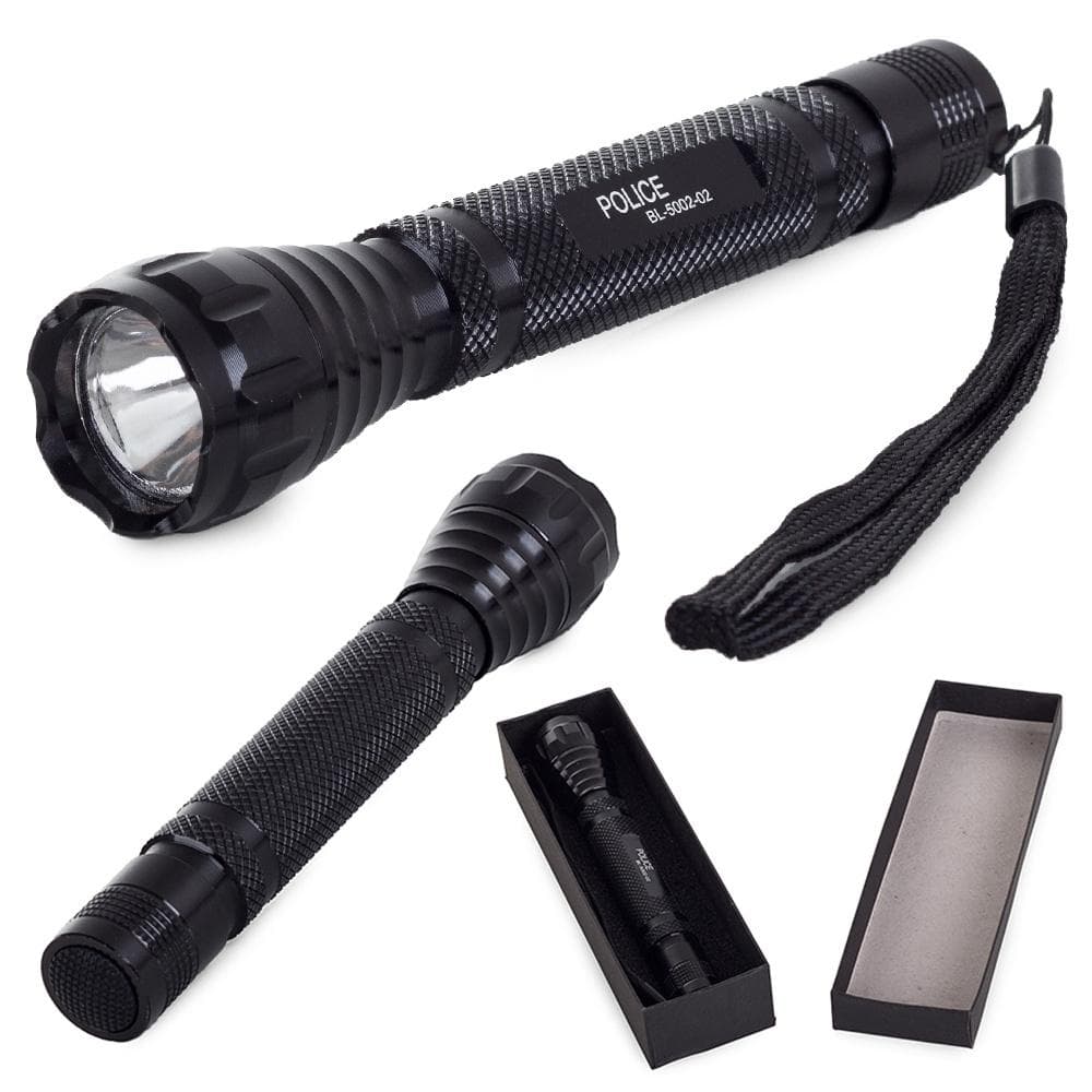 Stark Ficklampa CREE med zoom - inkl Laddbart Batteri