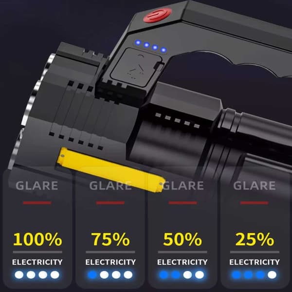 LED -taskulamppu USB ladattava