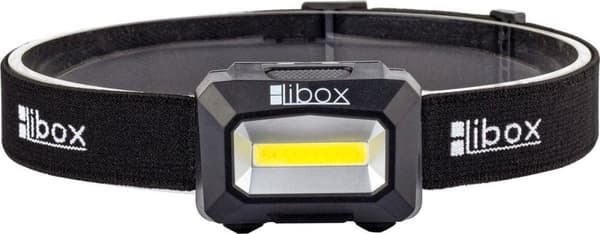 Libox LB0107 lommelygte Pandebåndslanterne Sort LED Sort
