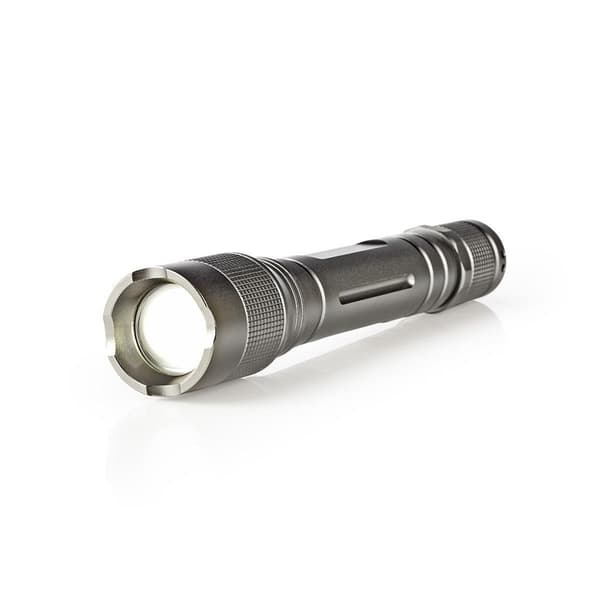 Nedis LED Taskulamppu | Paristokäyttöinen | 4,5 V | 3 W | 2x AA | Paristot sisältyvät | Nimellisvaloteho: 150 lm | Valoalue: 120 m | Säteen kulma: 46.