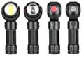 Miniatyrbilde 3 av 6: Oppladbar T6 + COB LED 360° roterende lommelykt med magnet