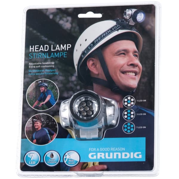 Grundig Hodelykt 7 LED