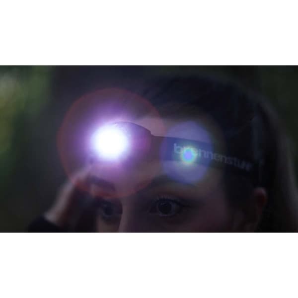 brennenstuhl LED hodelykt LuxPremium / lys CREE LED hodelykt med sterkt frontlys Sort