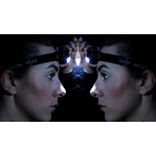 brennenstuhl LED hodelykt LuxPremium / lys CREE LED hodelykt med sterkt frontlys Sort