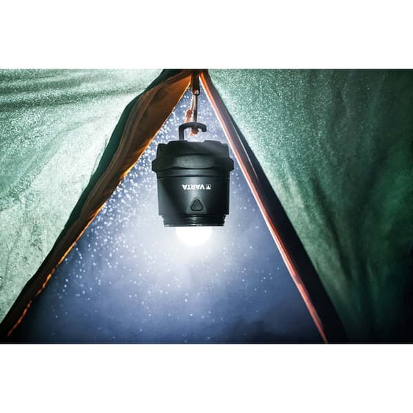 Varta LED lygte | Batteri | 6x AA/LR6 | Nominel lysstrøm: 450 lm | Lysområde: 20 m | Stråler Vinkel: 360 °