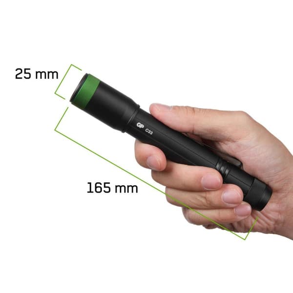 GP lommelygte 2x Aa 150 Lumen
