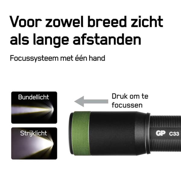 GP lommelygte 2x Aa 150 Lumen