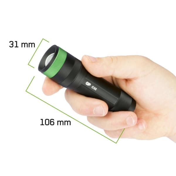 GP lommelygte 3x AAA 300 Lumen