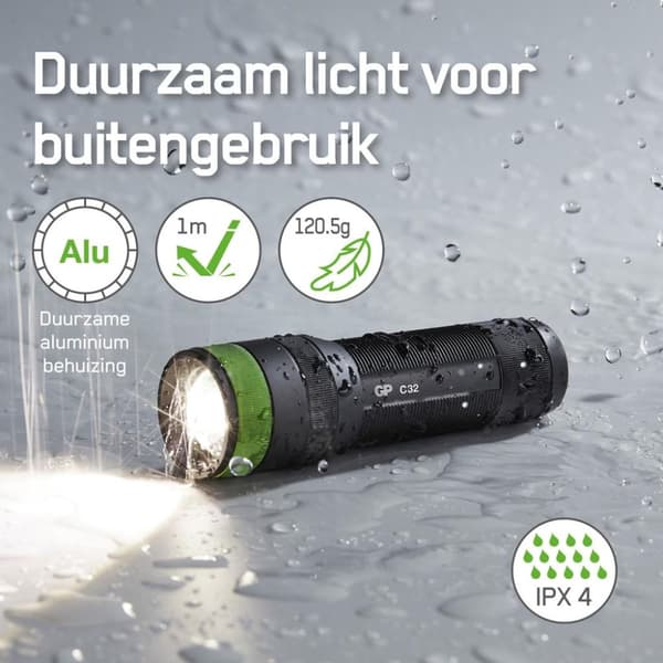 GP lommelygte 3x AAA 300 Lumen