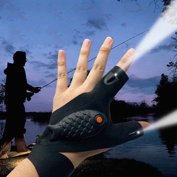 Praktisk Ficklamp Handske