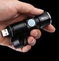 Miniatyrbild 3 av 7: USB UPPLADDNINGSBAR MINI CREE Q5  ficklampa  2000 Lumens