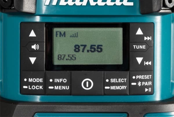 Makita DMR056 radio Bærbar Analog & digital Sort, Blå