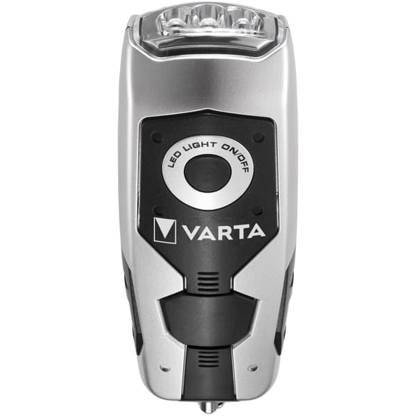 Varta Dynamo Light Crank lommelygte 28 lm Sølv