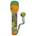 Miniatyrbild 1 av 2: Crazy Dino junior ficklampa 17 cm orange/grön
