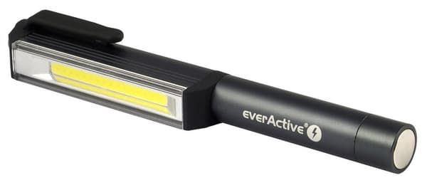 Taskulamppu everActive WL-200 3W COB LED musta