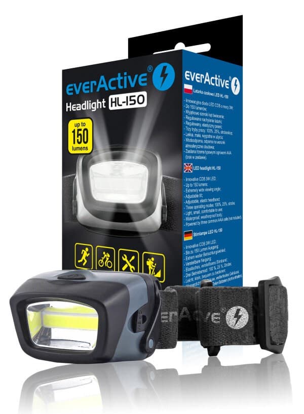 Forlygte everActive HL-150