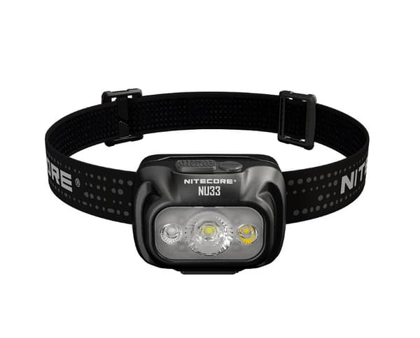 Nitecore NU33 Sort Pandebånd lommelygte LED Sort