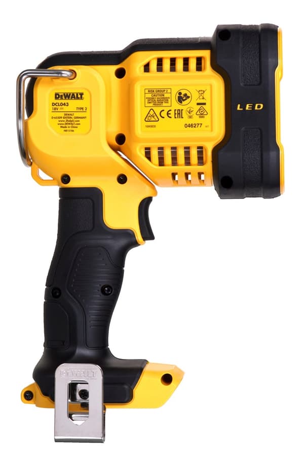 DEWALT DCL043-XJ työvalo LED Musta, Keltainen