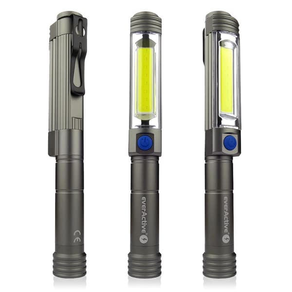 Ladattava everActive WL-600R LED työpajataskulamppu