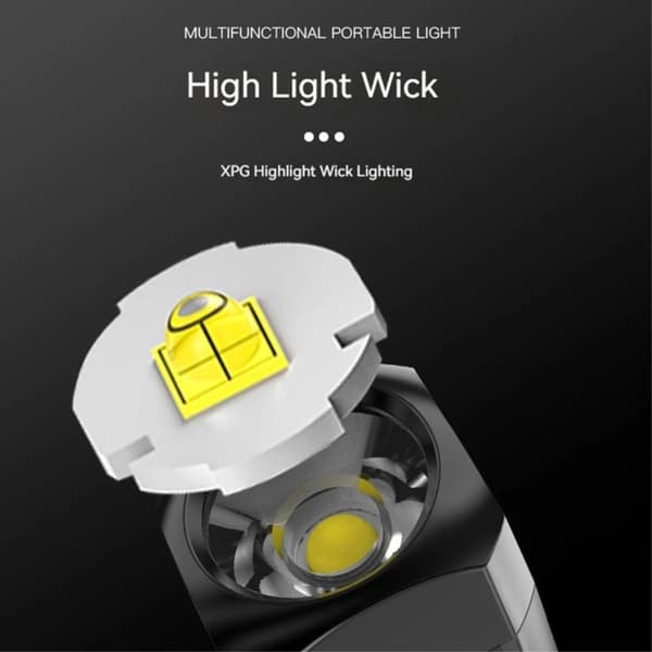 Nyckelring Ficklampa Magnetisk Nödbelysning Bärbar LED-nattlampa