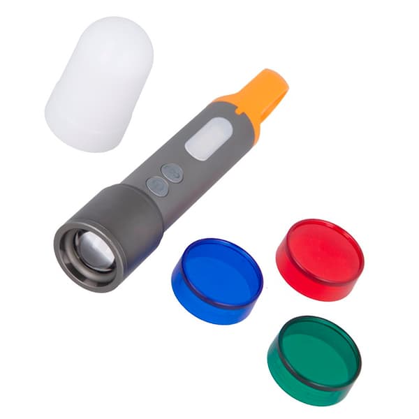 Forever Light TRAVELER - Genopladelig LED-lommelygte med flere lystilstande, 1200 mAh, USB-C