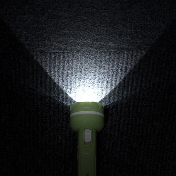 Uppladdningsbar LED-ficklampa 1W med sidoljus VA0063 VAYOX