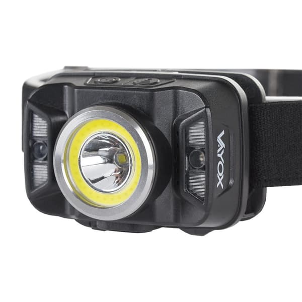 Ladattava ajovalaisin liiketunnistimella XTE 5W + COB 10W VA0025 VAYOX