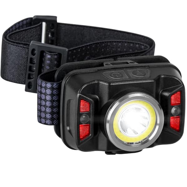 Ladattava ajovalaisin liiketunnistimella XTE 5W + COB 10W VA0025 VAYOX
