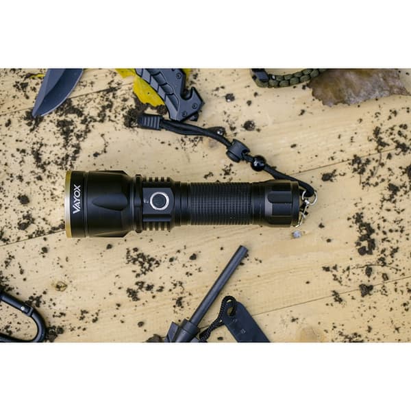 Taktinen taskulamppu XML2 T6 LED VA0026 VAYOX