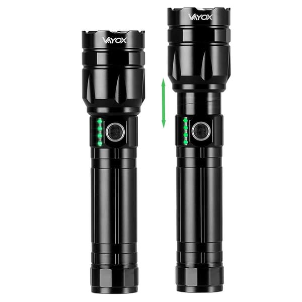 Taktisk lommelygte 30W 1060lm 18cm Pro Series VA0108 Vayox