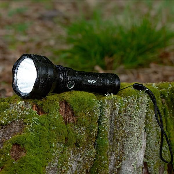 Taktisk ficklampa 20W 1900lm 17cm Pro Series VA0109 Vayox