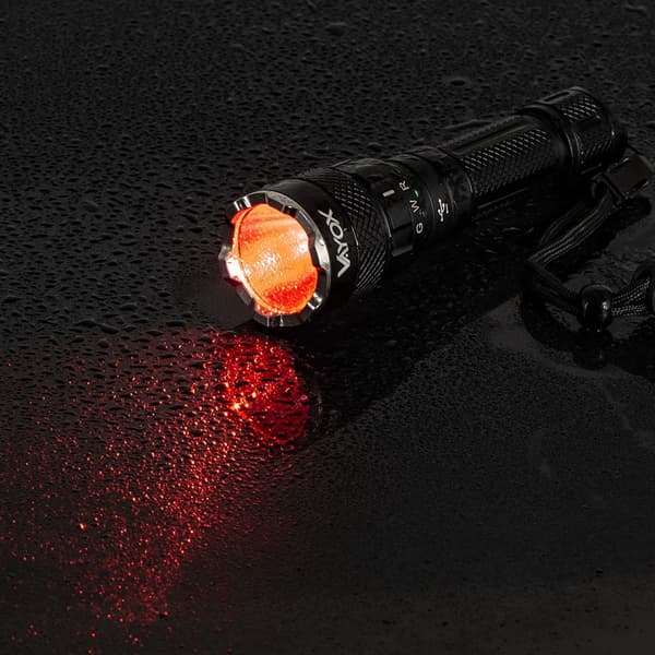 Taktisk ficklampa med 3 färger SST40 1500lm Pro Series VA0099 Vayox