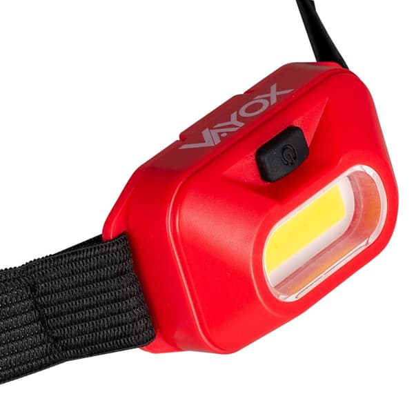 Ajovalaisin punaisella akulla COB 150lm VA0118 Vayox