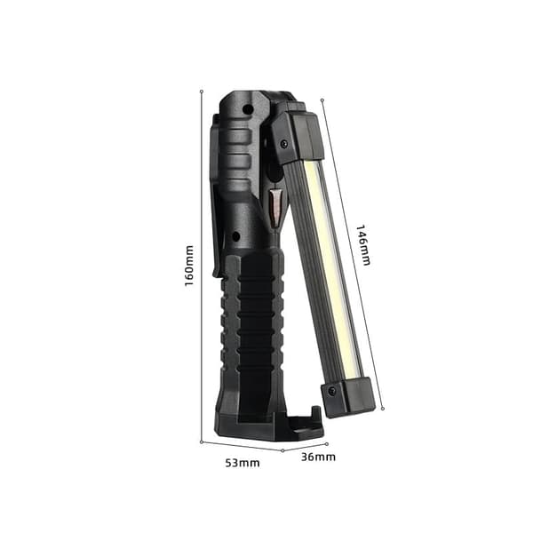 INF LED-työvalot USB-ladattava taskulamppu