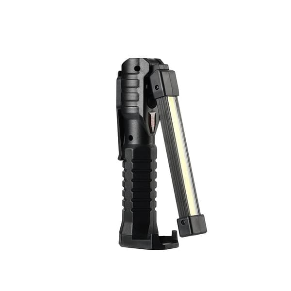 INF LED-työvalot USB-ladattava taskulamppu Musta