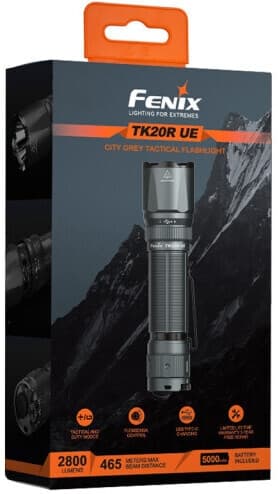 Fenix TK20R UE -taskulamppu, 2800 lm, harmaa