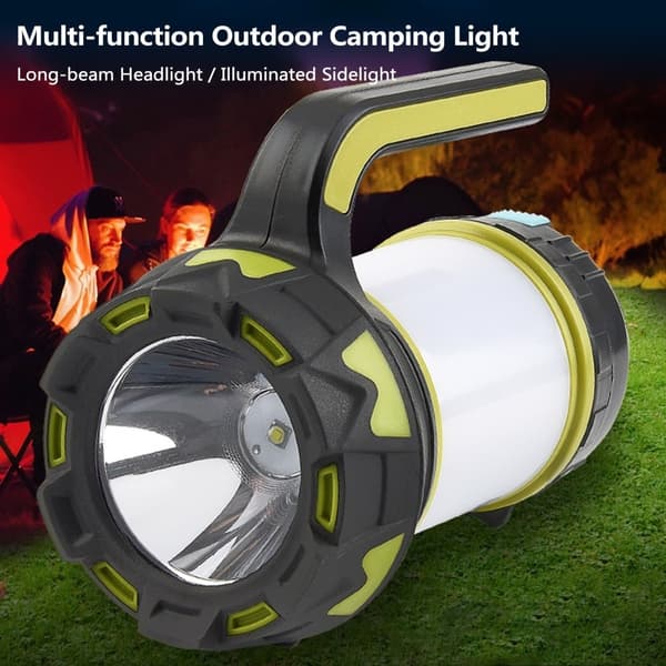 Lommelygte Campinglys Nødsøgelygte Fjernlys Spotlight Sidelys