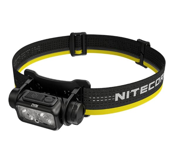 Nitecore NU43 musta, keltainen otsapanta LED-taskulamppu