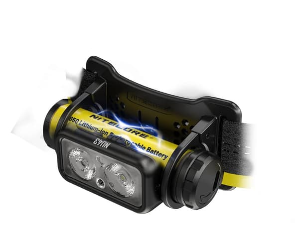 Nitecore NU43 musta, keltainen otsapanta LED-taskulamppu