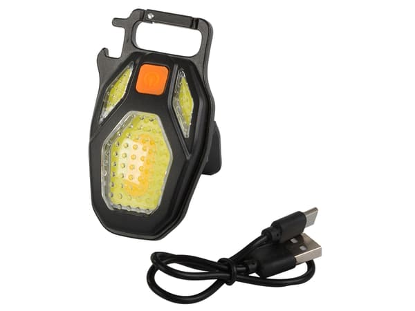 Ficklampa / LED-lampa Nyckelring - Kapsylöppnare