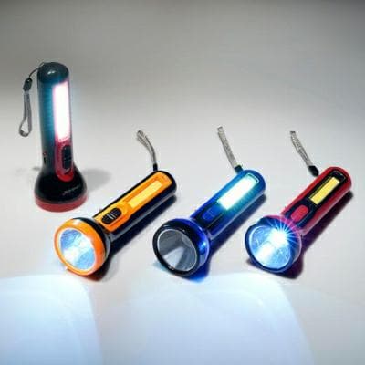TIROSS LADATTAVA LED-TASKULAMPPU 3W+3COB