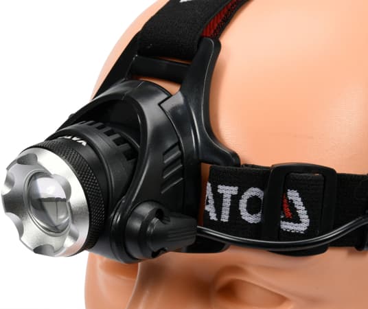 YATO PANDELAMPE XM-L2 CREE 10W Sort