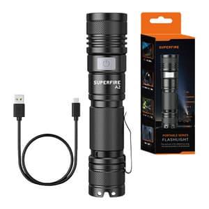 Taskulamppu Superfire A2, 650lm, USB