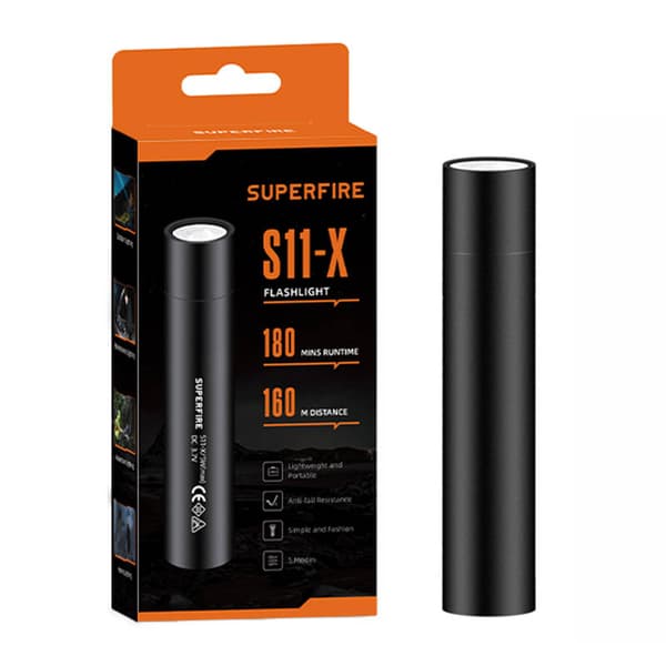 Minitaskulamppu Supfire S11-X, 700lm, USB