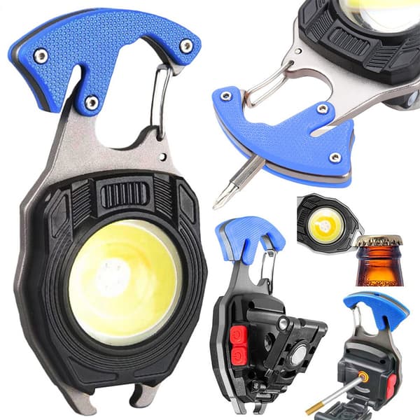 Ficklampa / LED-lampa Karbinhake - Kapsylöppnare