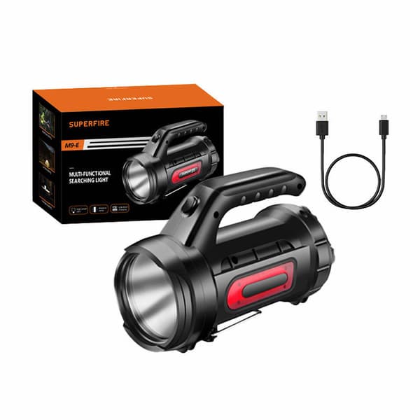 Taskulamppu Superfire M9-E, 900lm, USB