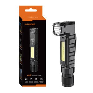 Monitoimitaskulamppu Superfire G19, 200lm, USB