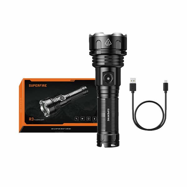 Superfire taskulamppu R3 P90, 2000lm, USB