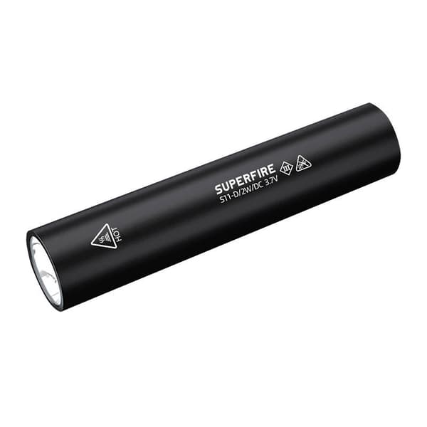 Lommelygte Superfire S11-D, 135lm, USB