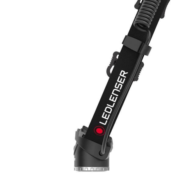 Ledlenser H8R Sort, Rød Pandebånd lommelygte LED